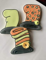 Ann Clark Floppy Hat Leprechaun, Mad Hatter and more Cookie Cutter, 3.5"