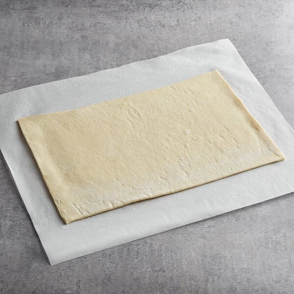 Fiera Foods Puff Pastry Dough Sheet 10" x 15" - 15/Case