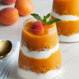 Les Vergers Boiron Apricot 100% Fruit Puree 2.2 lb. - 6/Case