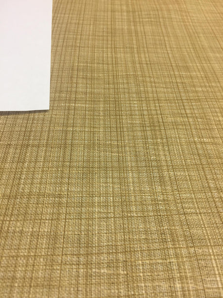P/K Alena Plaid Tahiti Linen Style Polyester Fabric - Antique Gold Plaid, 9" Repeat (1 Yard)