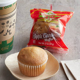 Muffin Town Smart Choice 2 oz. Individually Wrapped Apple Cinnamon Muffin - 72/Case