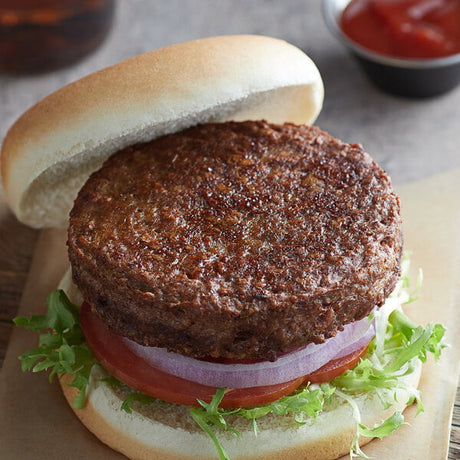 Beyond Meat Plant-Based Vegan Burger Patty 6 oz. - 32/Case
