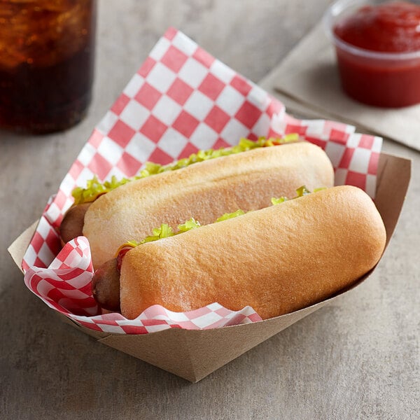 Udi's 6" Individually Wrapped Sliced Gluten-Free Hot Dog Bun - 24/Case