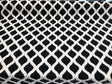 Valiant Time Polyester Fabric - Black Embroidered Modern Rope, 54" Width (1 Yard)