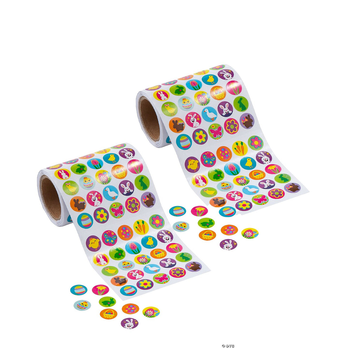 Mini Easter Sticker Roll Bulk 1000 Pc.