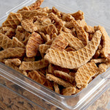 Lancaster Stroopies Company Cinnamon Stroopwafel Wafer Cookie Pieces Topping 5 lb.