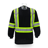 High Visibility Long Sleeve Crewneck Safety T-shirt