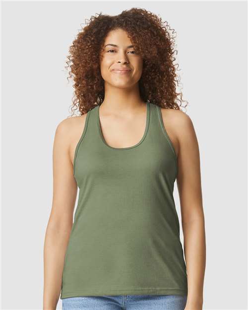 Gildan® Softstyle Women’s CVC Racerback Tank Top