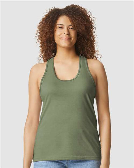 Gildan® Softstyle Women’s CVC Racerback Tank Top
