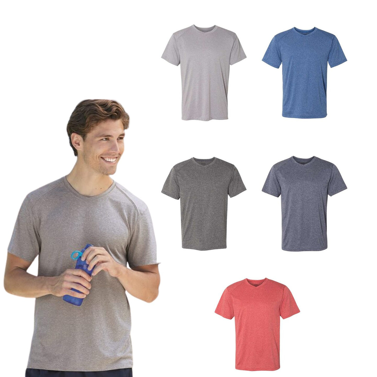 Augusta Sportswear® - Best Training T-Shirt For Men - 2800 | 100% Polyester Moisture-Management Knit