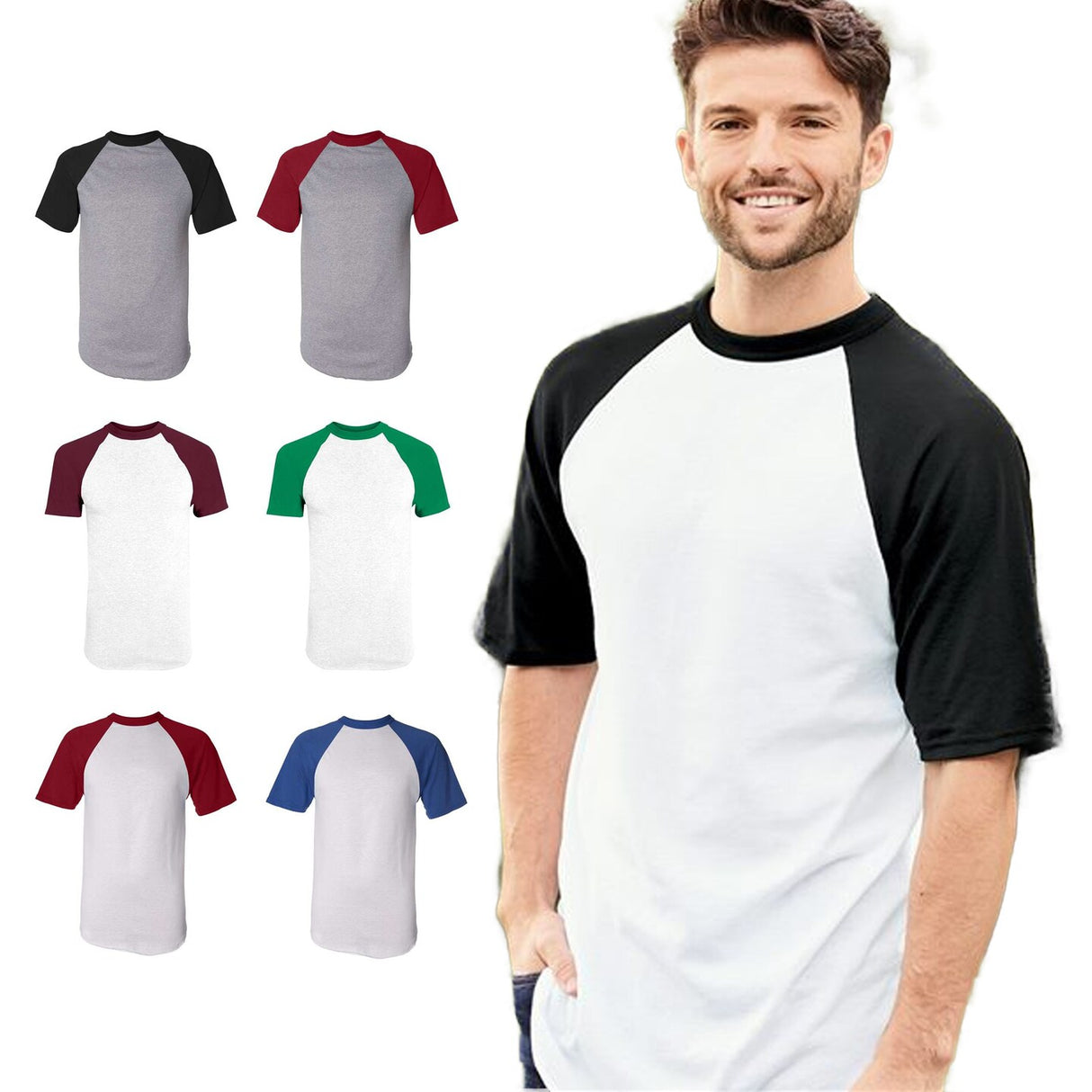 Augusta Sportswear® Short Sleeve Crewneck Baseball Jersey