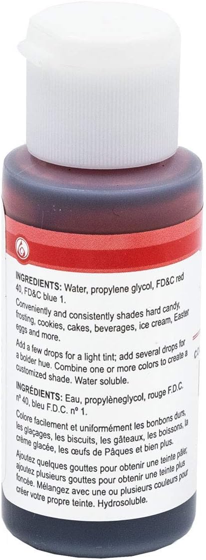 LorAnn® Red Liquid Food Color 1 ounce squeeze bottle