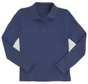 Girls Long Sleeve Knit Polo T-shirt | RADYAN®