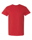 Gildan Pocket Heavy Cotton Tee | Classic Crew Shirt