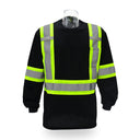 High Visibility Long Sleeve Crewneck Safety T-shirt