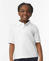 Gildan® Youth DryBlend Jersey Polo Fabric Moisture Wicking Cotton Polyester Knit Material