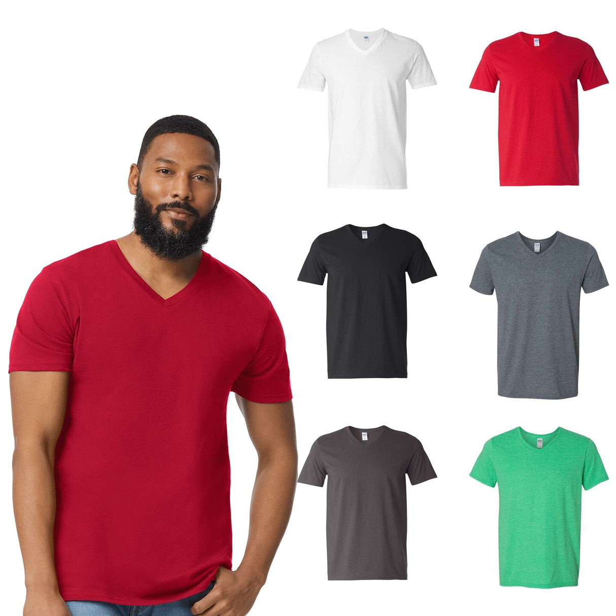 Gildan® Softstyle V-Neck Short Sleeve T-Shirt