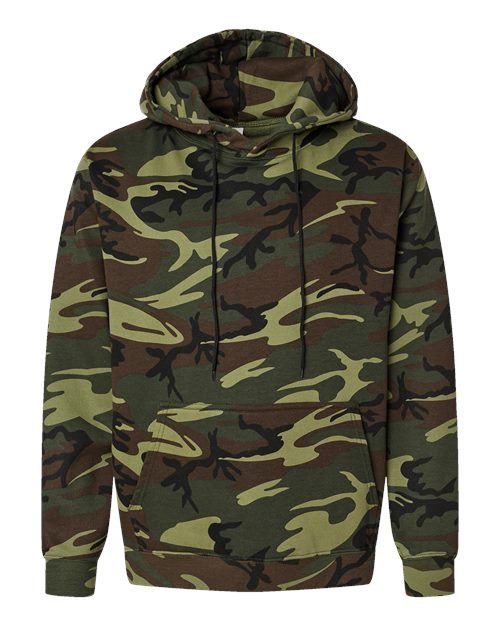 Unisex Camo Fleece Hoodie Sweatshirt