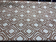 Valiant Attitude Spa Blue Rope Embroidered Fabric - Spa Blue Geometric Rope Embroidery, 54" Width (1 Yard)
