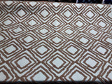 Valiant Attitude Spa Blue Rope Embroidered Fabric - Spa Blue Geometric Rope Embroidery, 54" Width (1 Yard)