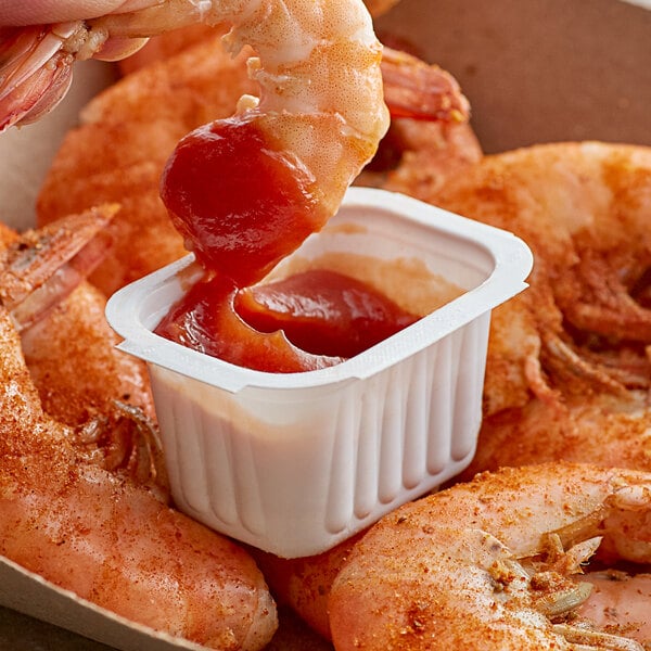 Cocktail Sauce 1 oz. Portion Cups - 100/Case