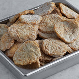 Dominex Round Battered Eggplant Cutlets 5 lb. - 2/Case