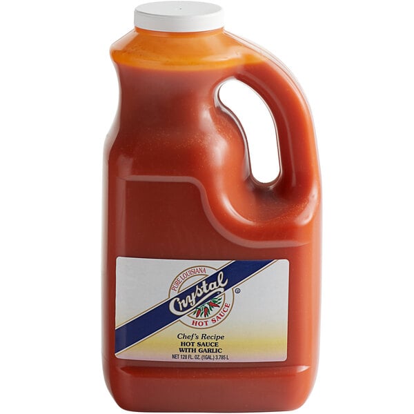 Crystal 1 Gallon Chef's Recipe Garlic Hot Sauce