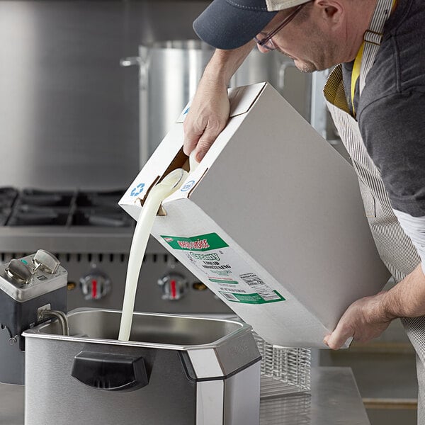 Admiration Creamy Liquid Shortening Fryer Oil - 35 lb.