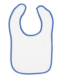 RADYAN® Contrast Trim Terry Bibs for Infants
