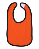RADYAN® Infant Contrast Trim Premium Jersey Bib - 1004