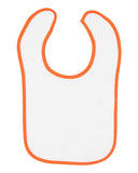 RADYAN® Contrast Trim Terry Bibs for Infants