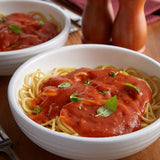 Vanee #10 Can Spaghetti Sauce with Beef - 6/Case