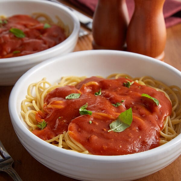 Vanee #10 Can Spaghetti Sauce with Beef - 6/Case