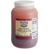 Ken's Foods 1 Gallon Red Wine Vinegar and Oil Dressing - 4/Case