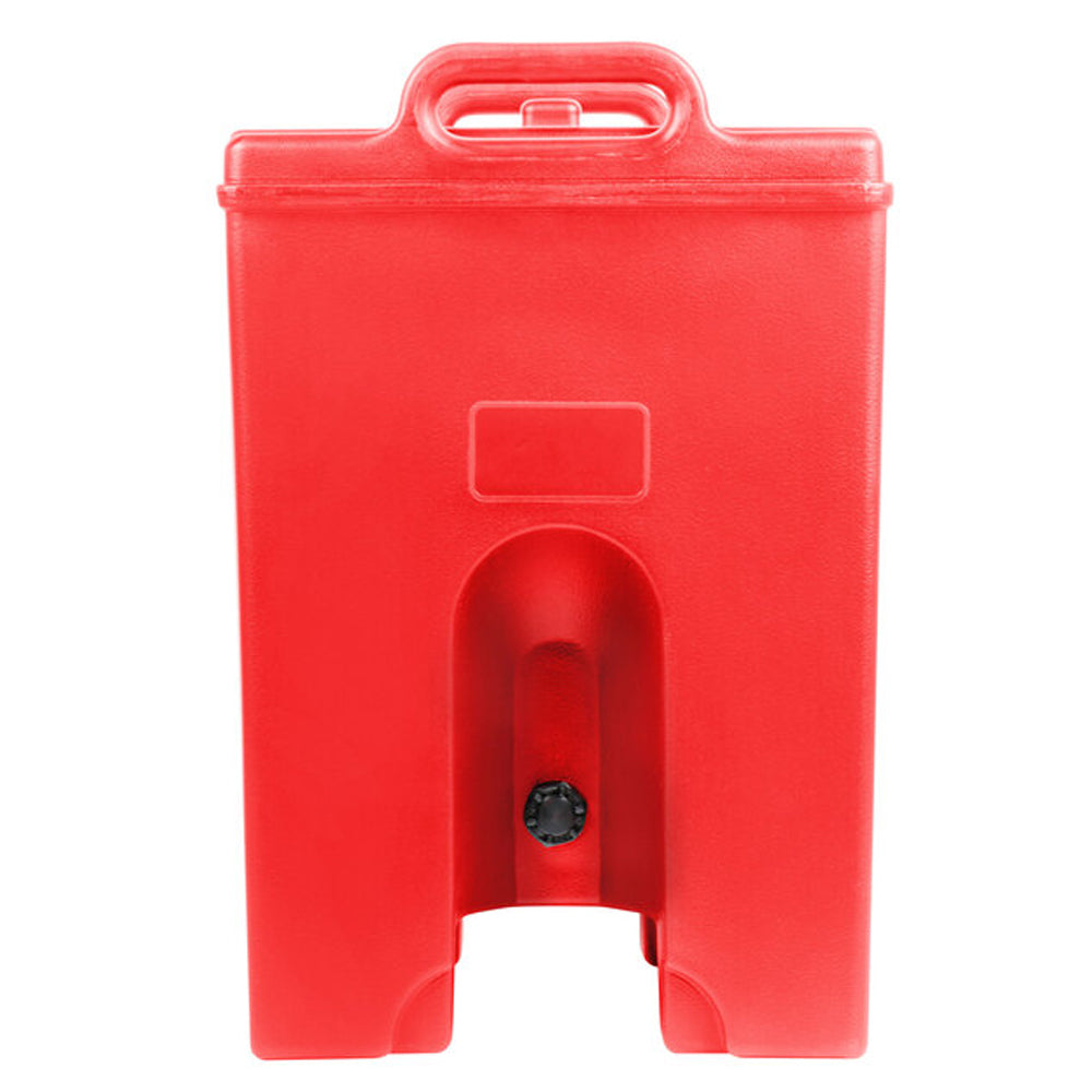 Cambro 1000LCDPL 10-Gallon Insulated Soup Container w/Plug, Hot Red