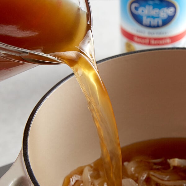 College Inn 48 oz. Can Beef Broth - 12/Case