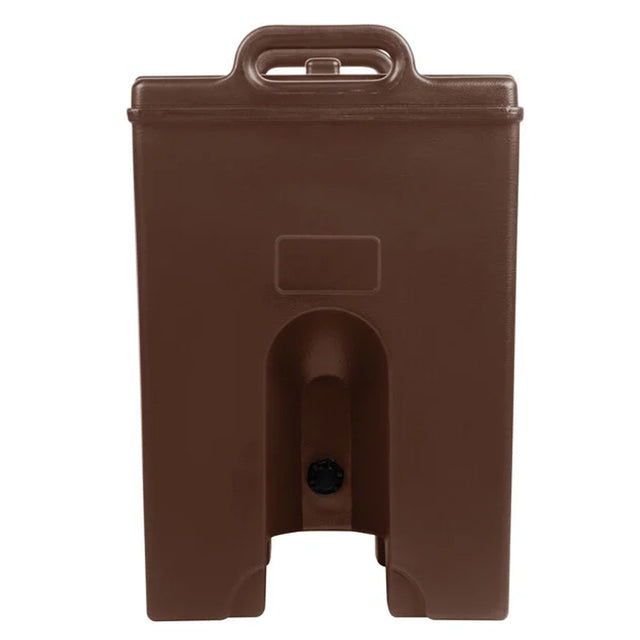 Cambro 1000LCDPL 10-Gallon Insulated Soup Container w/Plug, Dark Brown
