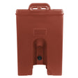 Cambro 1000LCDPL 10-Gallon Insulated Soup Container w/Plug, Brick Red