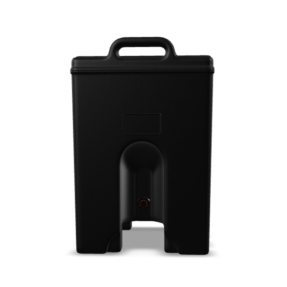 Cambro 1000LCDPL 10-Gallon Insulated Soup Container w/Plug, Black