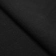 Ponte De Roma Brushed Rayon Nylon Spandex Fabric - Black Solid, 58/60" Width, 410 GSM (1 Yard)