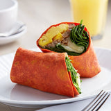 Father Sam's Bakery 12" Roasted Red Pepper Tortillas - 72/Case