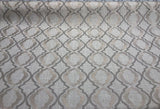 Barriester Natural Embroidered Polyester Fabric - Beige, Natural, 56" Width (1 Yard)