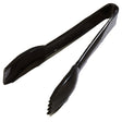 Carlisle High Heat Black 6" Salad Tongs