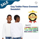 RADYAN® Cozy Toddler Fleece Crewneck Sweatshirt - 3317