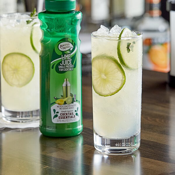 Master of Mixes 375 mL Single Pressed Lime Juice