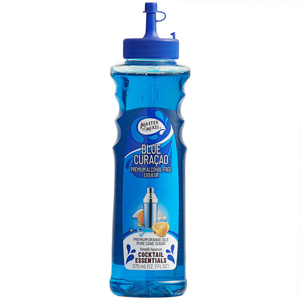 Master of Mixes 375 mL Blue Curacao Syrup