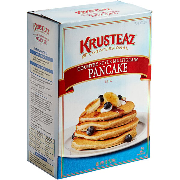 Krusteaz Professional 5 lb. Country-Style Multigrain Pancake Mix - 6/Case