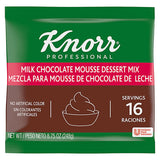 Knorr 8.75 oz. Milk Chocolate Mousse Mix - 10/Case