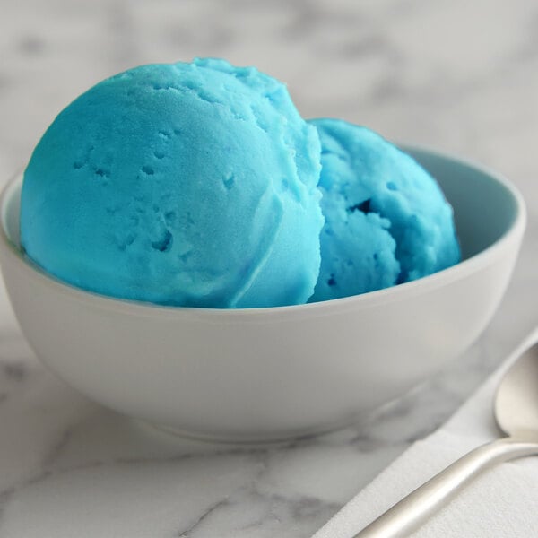 I. Rice 1 Gallon Blue Raspberry Water Ice Base - 4/Case