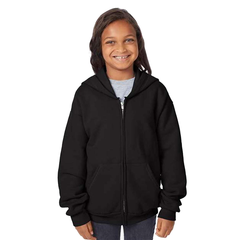 EcoSmart Youth Full-Zip Hooded Sweatshirt